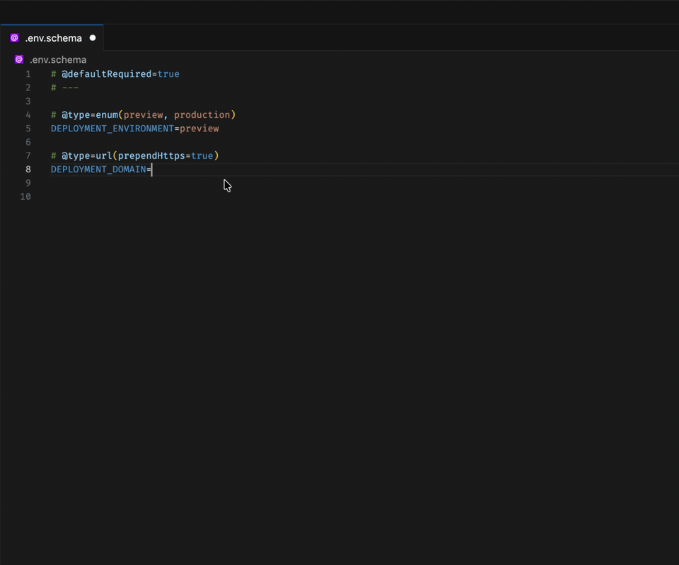 Key reference completion