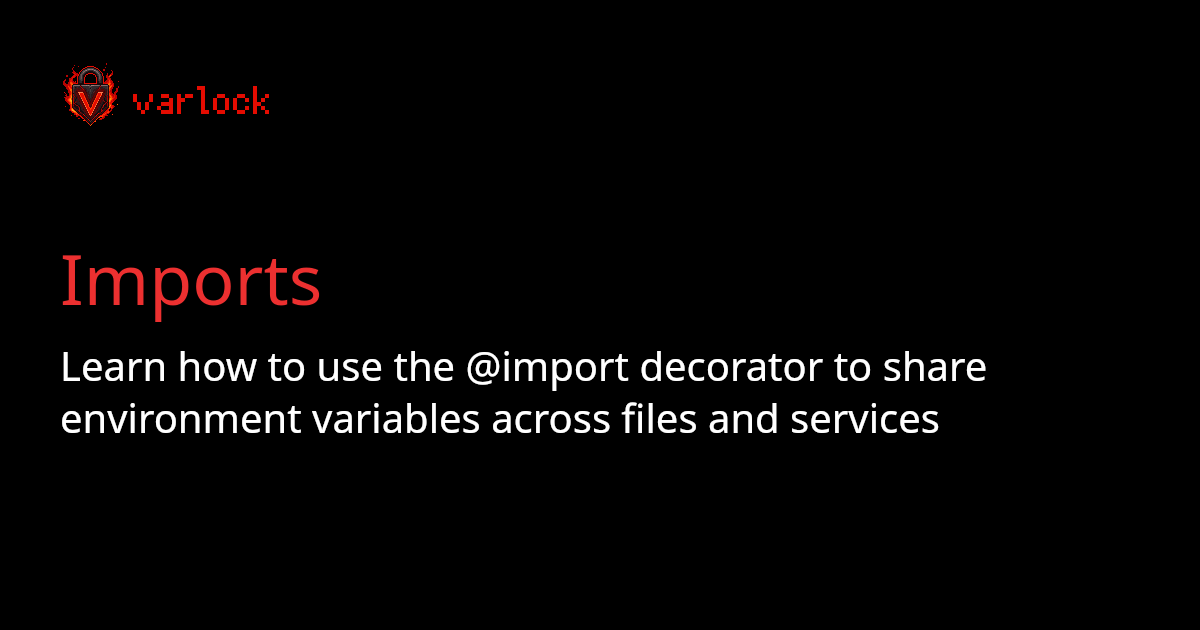 Imports | varlock